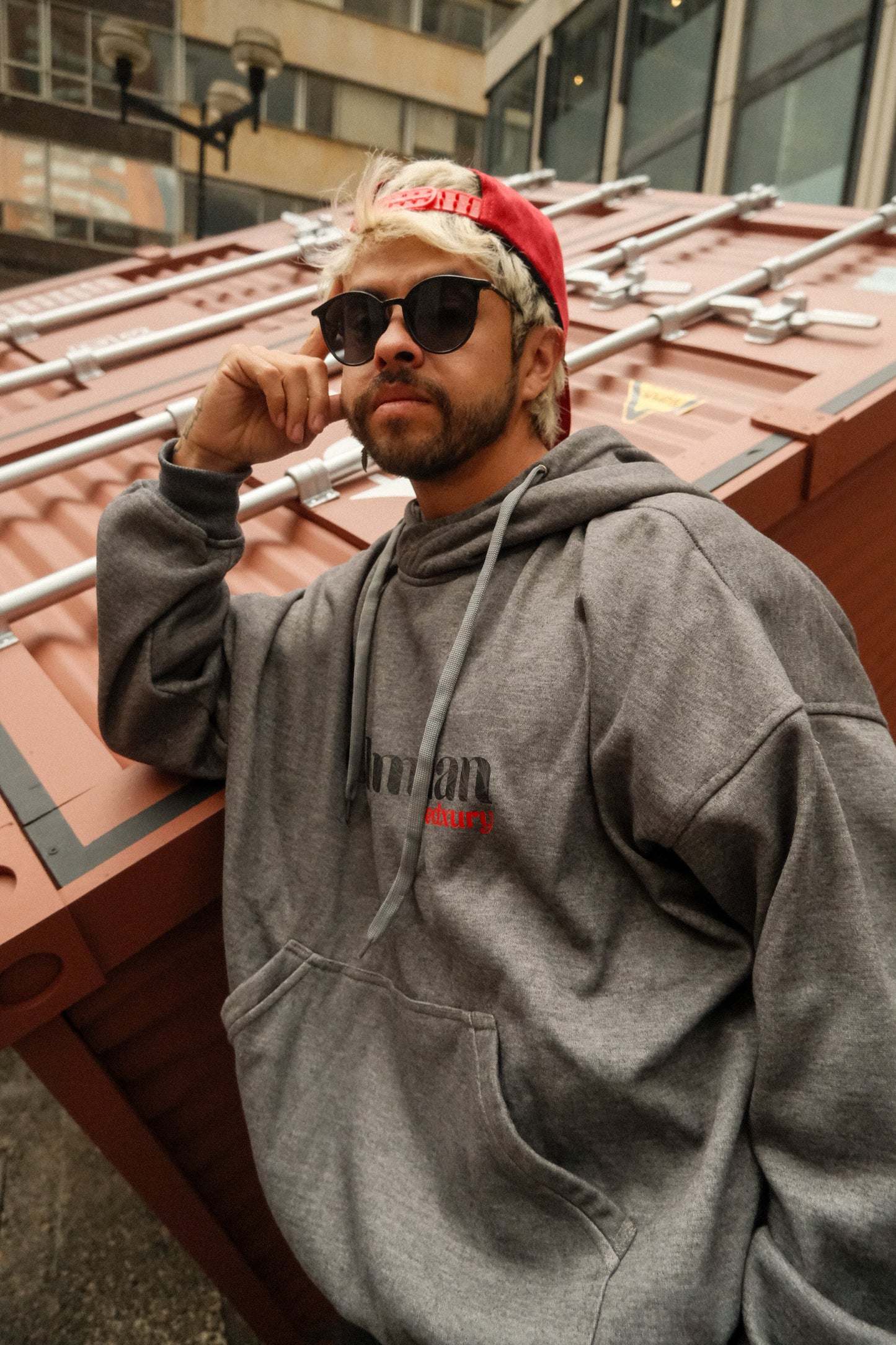 Colombian Weedxury Gray Hoodie (U)