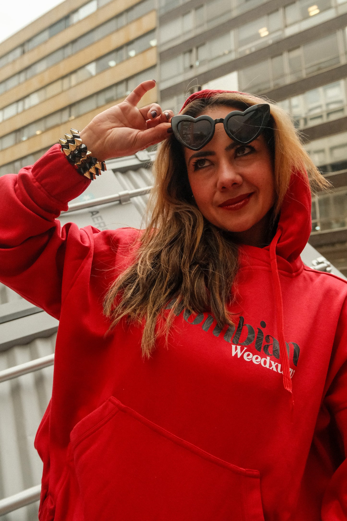 Colombian Weedxury Red Hoodie (U)