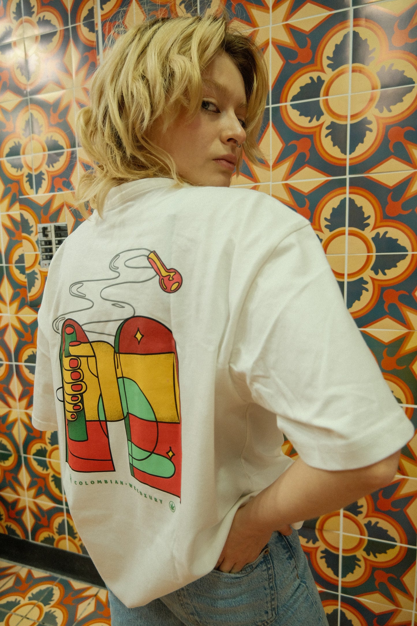 Folium Manus El Jardin CJ / Oversize T -Shirt White (U)