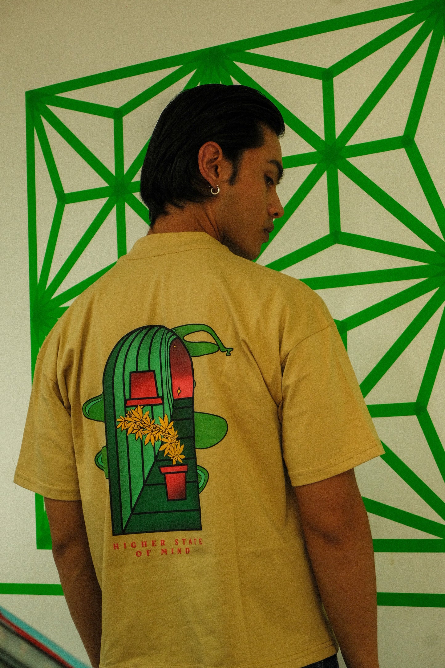 Mother Gorilla El Jardin CJ / Oversize T -Shirt Beige (U)