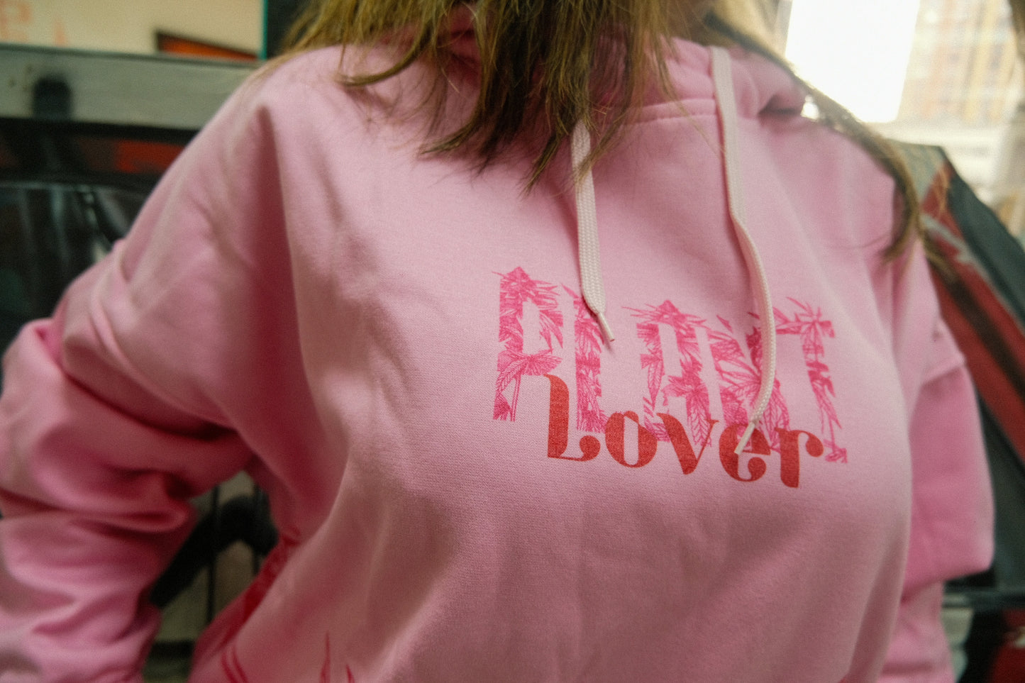 Plant Lover Pink Hoodie (U)