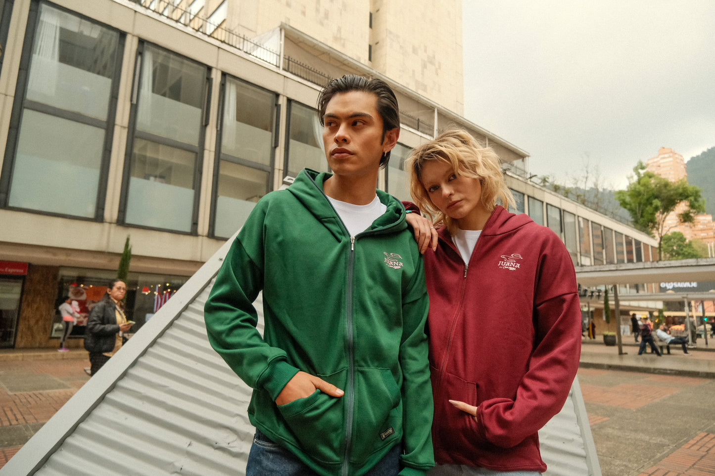 Smoke Good Weed El Jardin CJ / Green Full Zip Hoodie (U)