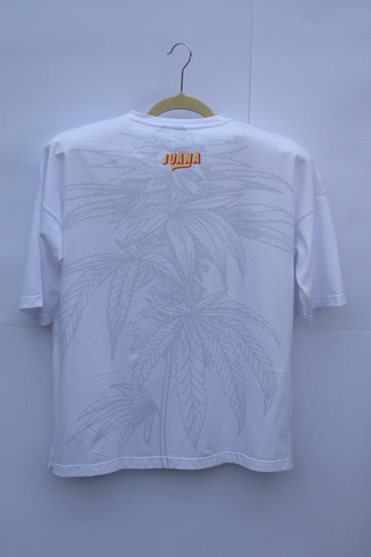 Colombian Weedxury T -Shirt Oversize White (Man)