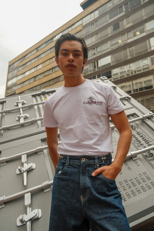 Colombian Weedxury T -Shirt White (M)