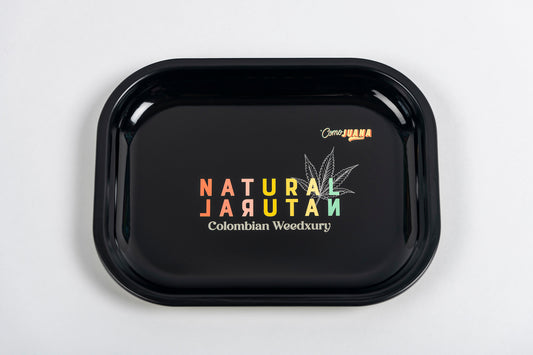 Natural Rolling Tray Black