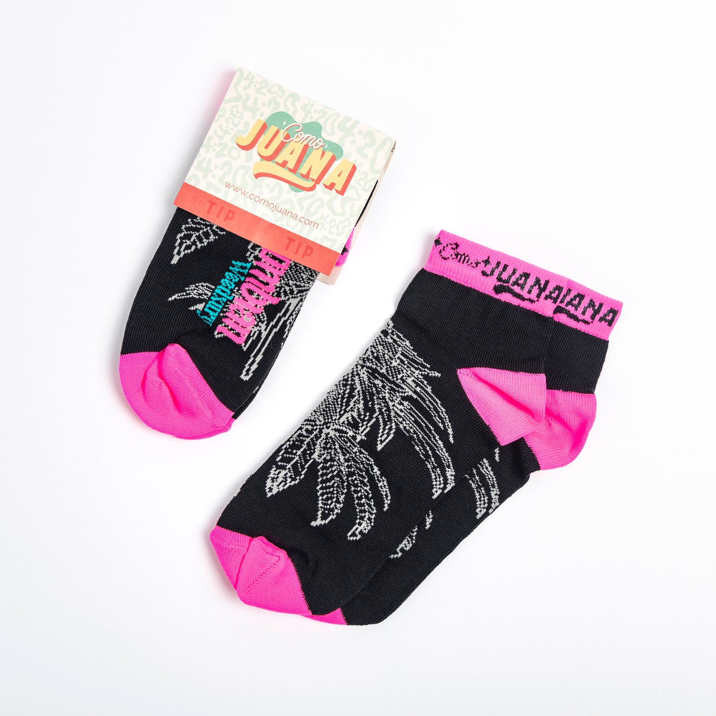 Colombian Weedxury Pink/Black Socks (Unisex)