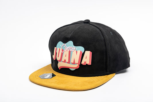 Como Juana Black/Mustard Snapback Cap (Unisex)