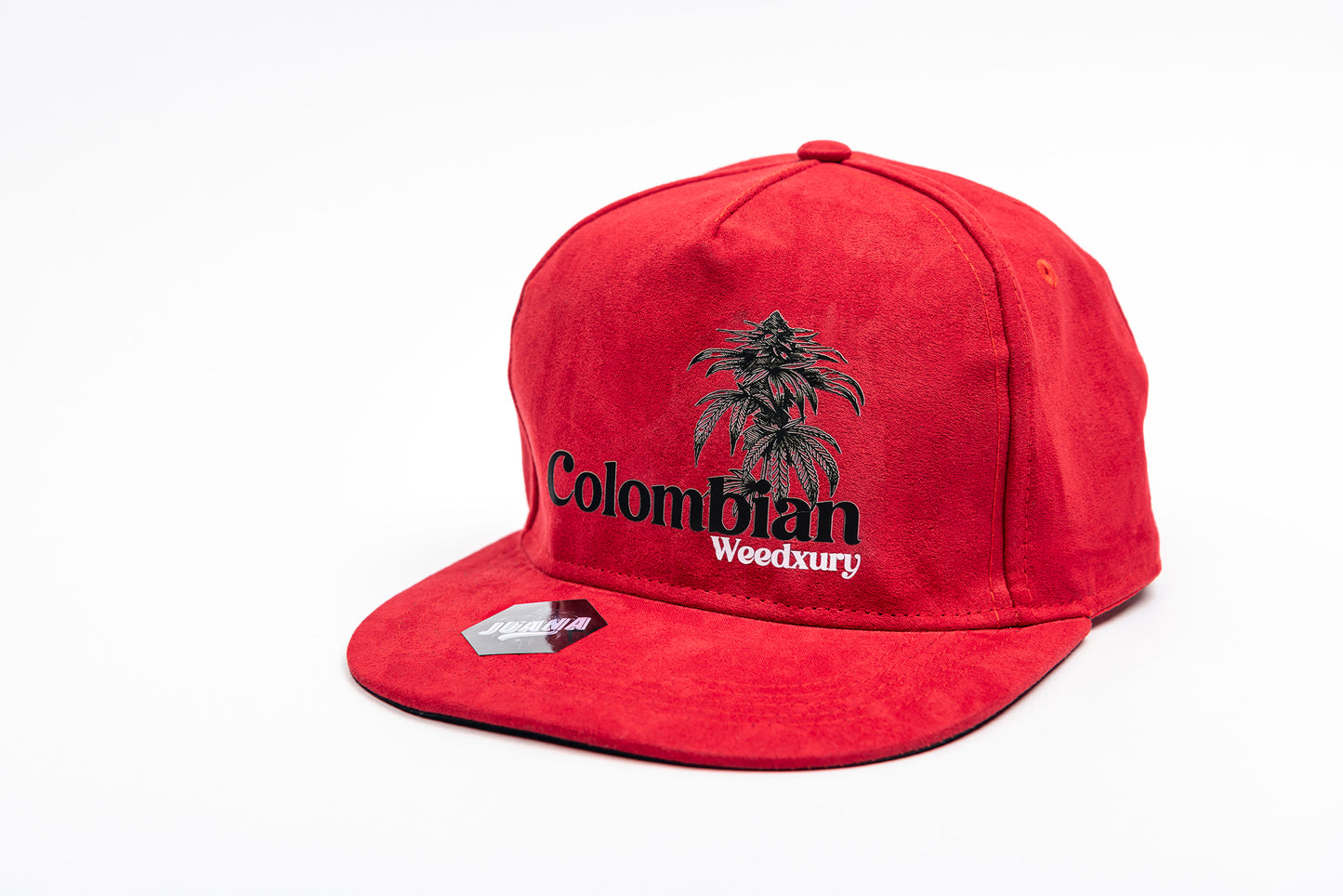 Colombian Weedxury Red Snapback Cap (Unisex)