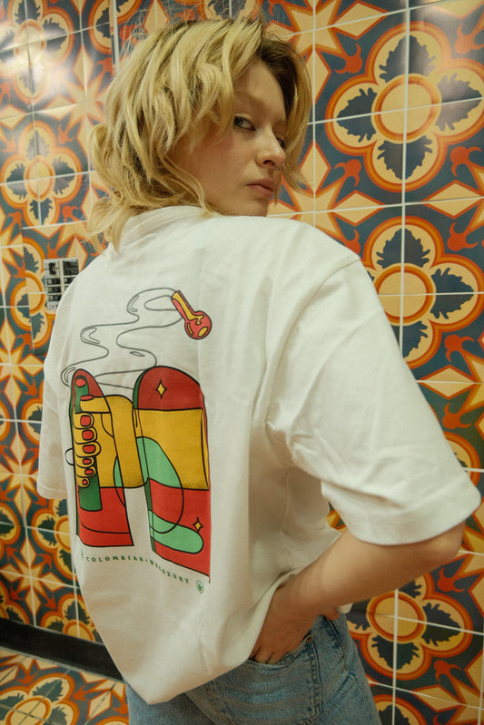 Folium Manus El Jardin CJ / Oversize T -Shirt White (U)