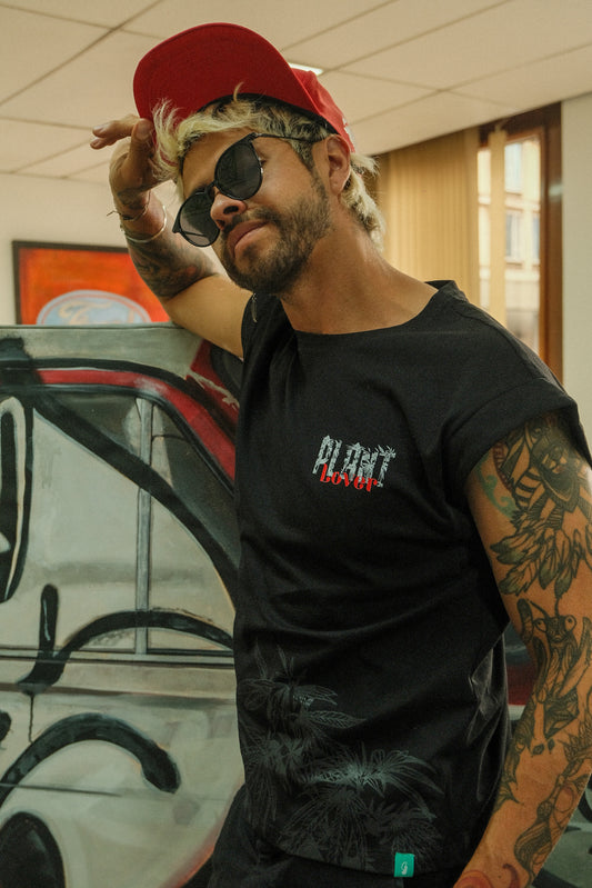 Plant Lover T -Shirt Black (W)